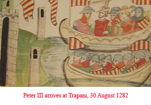 Peter arrives